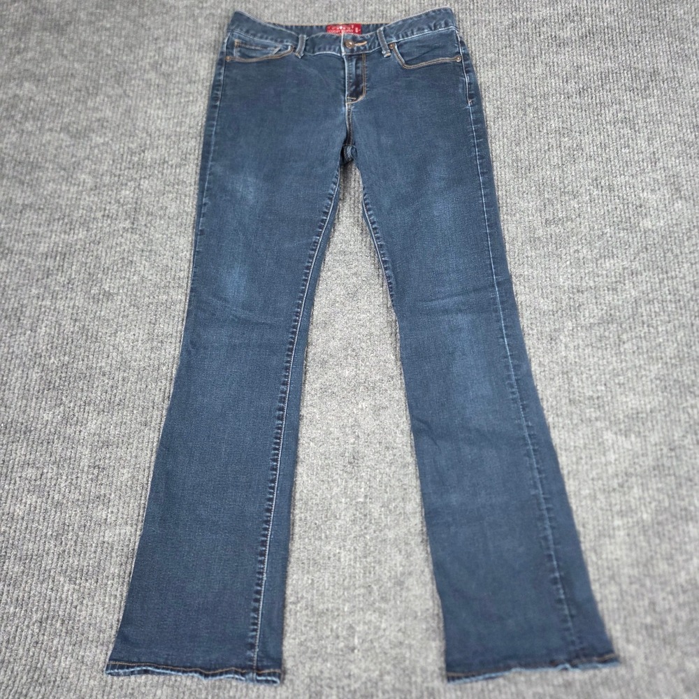 Lucky Brand Leyla Boot Jeans Womens 10/30 L Dark Wash Blue Stretch Bootcut 26554